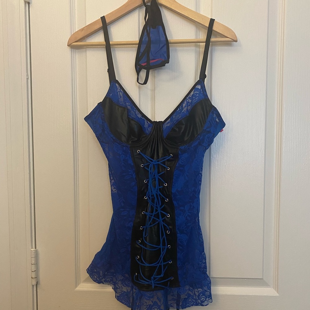 Sexy Garter Teddy by Seven til Midnight